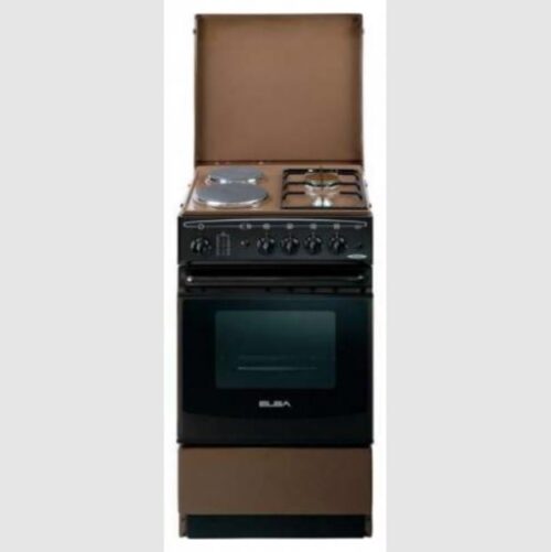 ELBA 2GAS BURNERS+ 2 ELECTRIC PLATES Cooker (EB/104) Brown