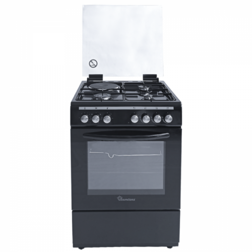 RAMTONS 3G+1E 60X60 BLACK COOKER- RC/607