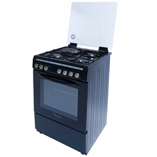 RAMTONS 3G+1E 60X60 BLACK COOKER- RC/607 - Image 2