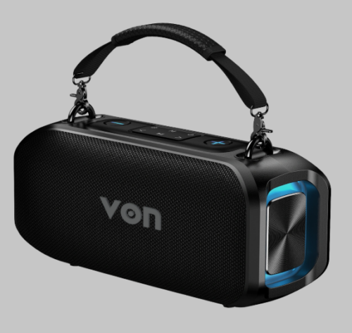 Von  Bluetooth Portable Party Speaker IPX5 20W - Black(VPS20X5LEK)